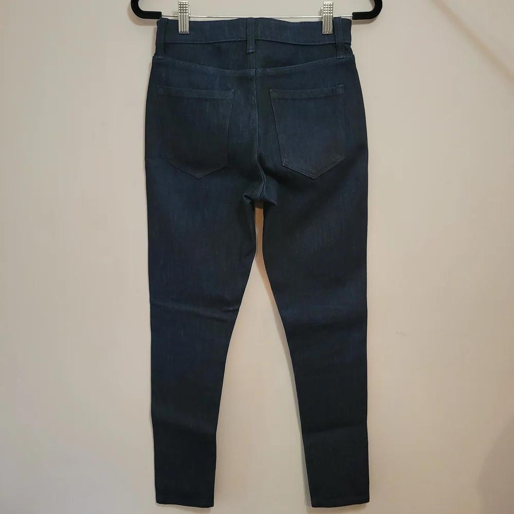 Banana Republic Women's High-Rise Dark Indigo Skinny Jeans - Picture 7 of 7